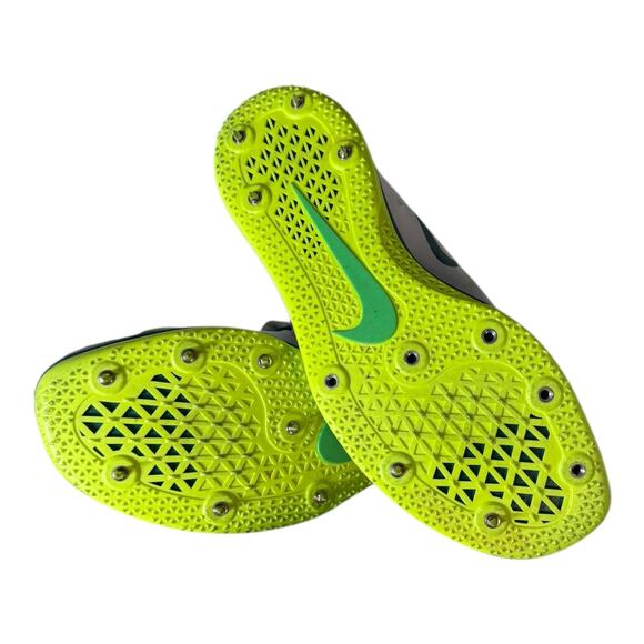 Nike Zoom High Jump HJ Elite White Green Track Shoes Men Size 13 FZ9636 100 - Picture 7 of 7